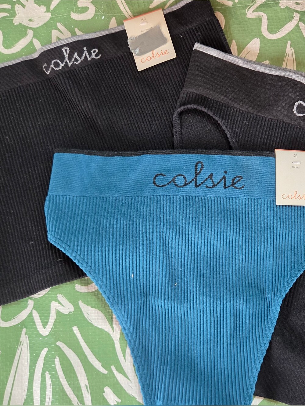 3 Colsie Ribbed Underwear XS NEW 3 variety types in the set